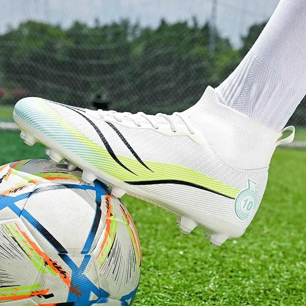 Men's Fashionable Football Shoes Breathable Wear-Resistant Anti Slip Long Nail Sports Training Boots