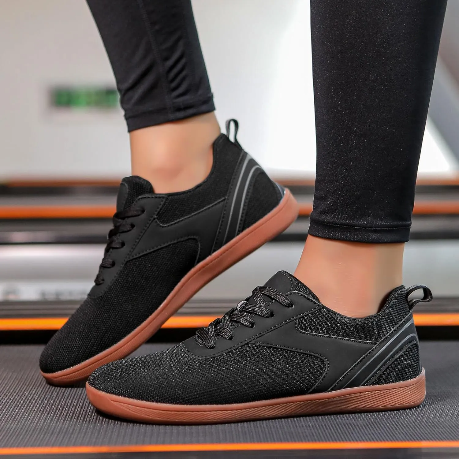 Men's Lace Up Memory Foam Sneakers Comfortable Breathable Stretch Canvas Slip on Sneaker Comfort Jogging Shoes