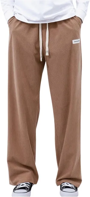 Men's Lightweight Jogging Pant Pull-On Work Joggers Baggy Sports Casual Sweatpants Yoga Long Pants