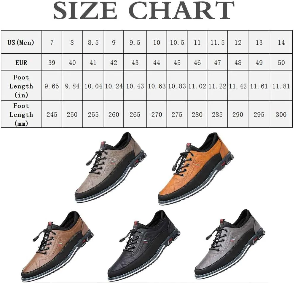 Men's Oxford Business Casual Shoes Office Loafers Dress Comfort Driving Shoes