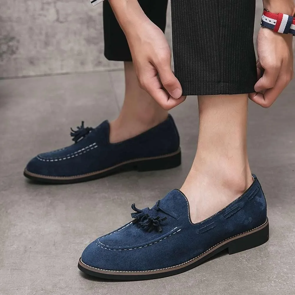 Men's Oxford Leather Dress Shoes Genuine Leather Shoes Comfort Loafers Dress Shoes