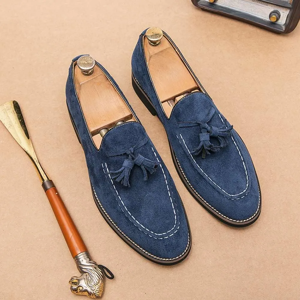 Men's Oxford Leather Dress Shoes Genuine Leather Shoes Comfort Loafers Dress Shoes