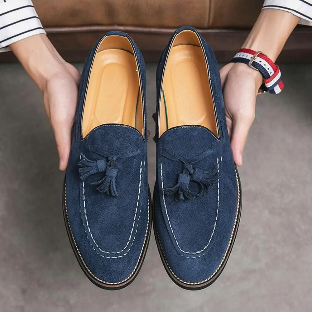 Men's Oxford Leather Dress Shoes Genuine Leather Shoes Comfort Loafers Dress Shoes