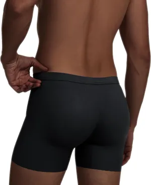 Men's Padded Underwear Boxer Briefs Tummy Control Body Shaper Shapewear Enhance Butt Lifter
