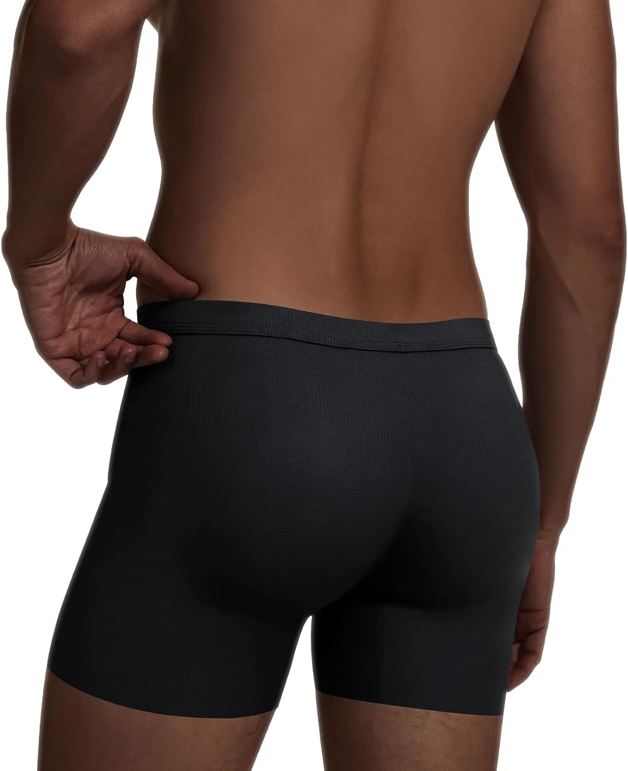 Men's Padded Underwear Boxer Briefs Tummy Control Body Shaper Shapewear Enhance Butt Lifter