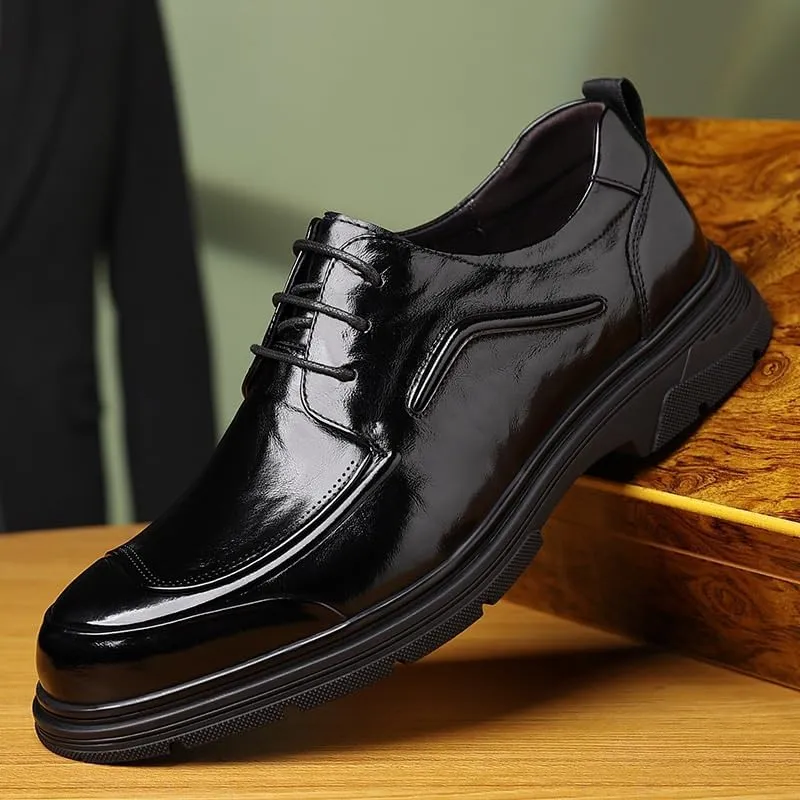 Men's Patent Leather Oxford Shoes Shiny Formal Men Dress Shoes Business Wedding Suit Tuxedo Shoes(10)