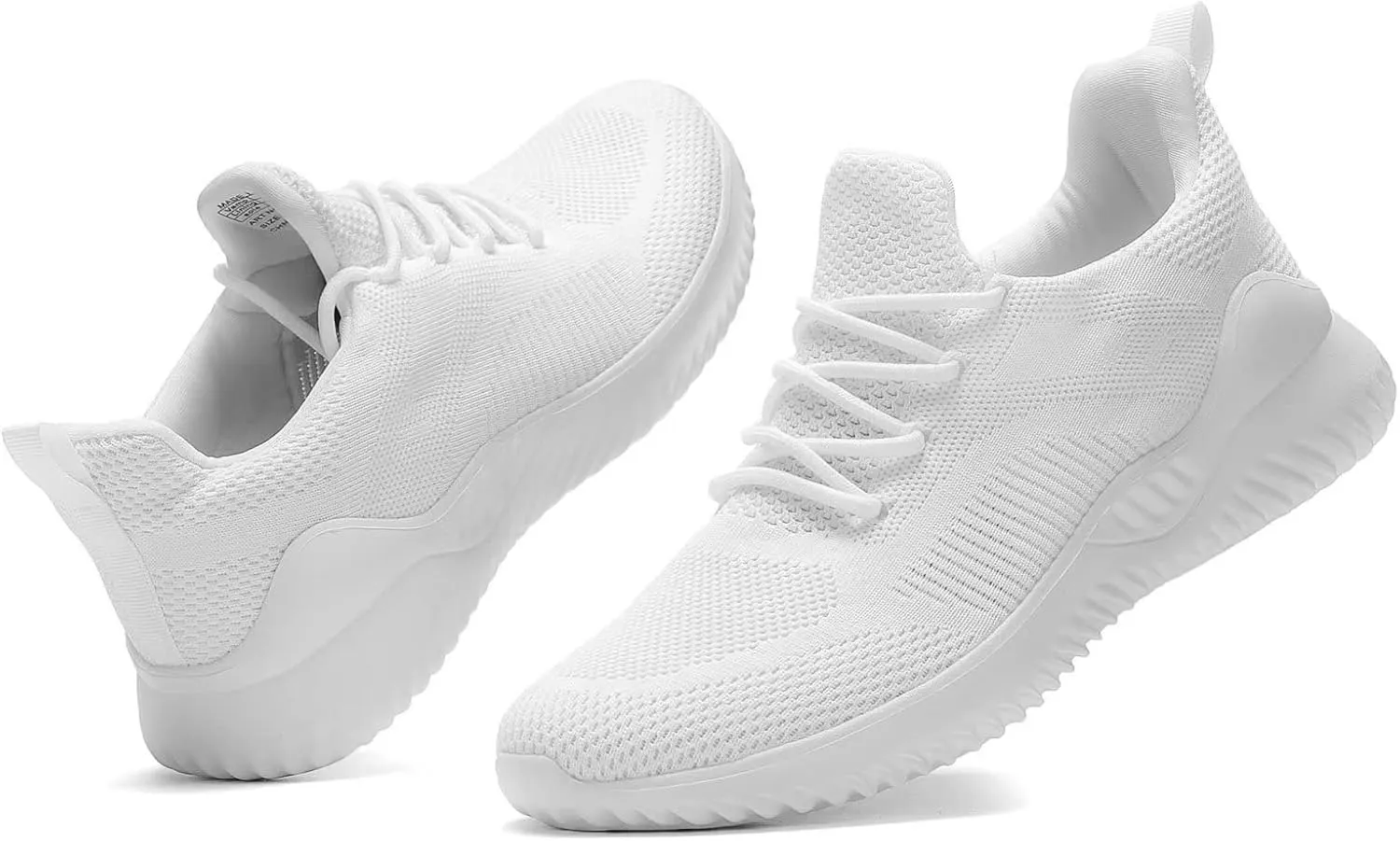 Mens Running Shoes Slip on Walking Tennis Sneakers Lightweight Breathable Mesh Workout Casual Sports Shoes Soft Sole