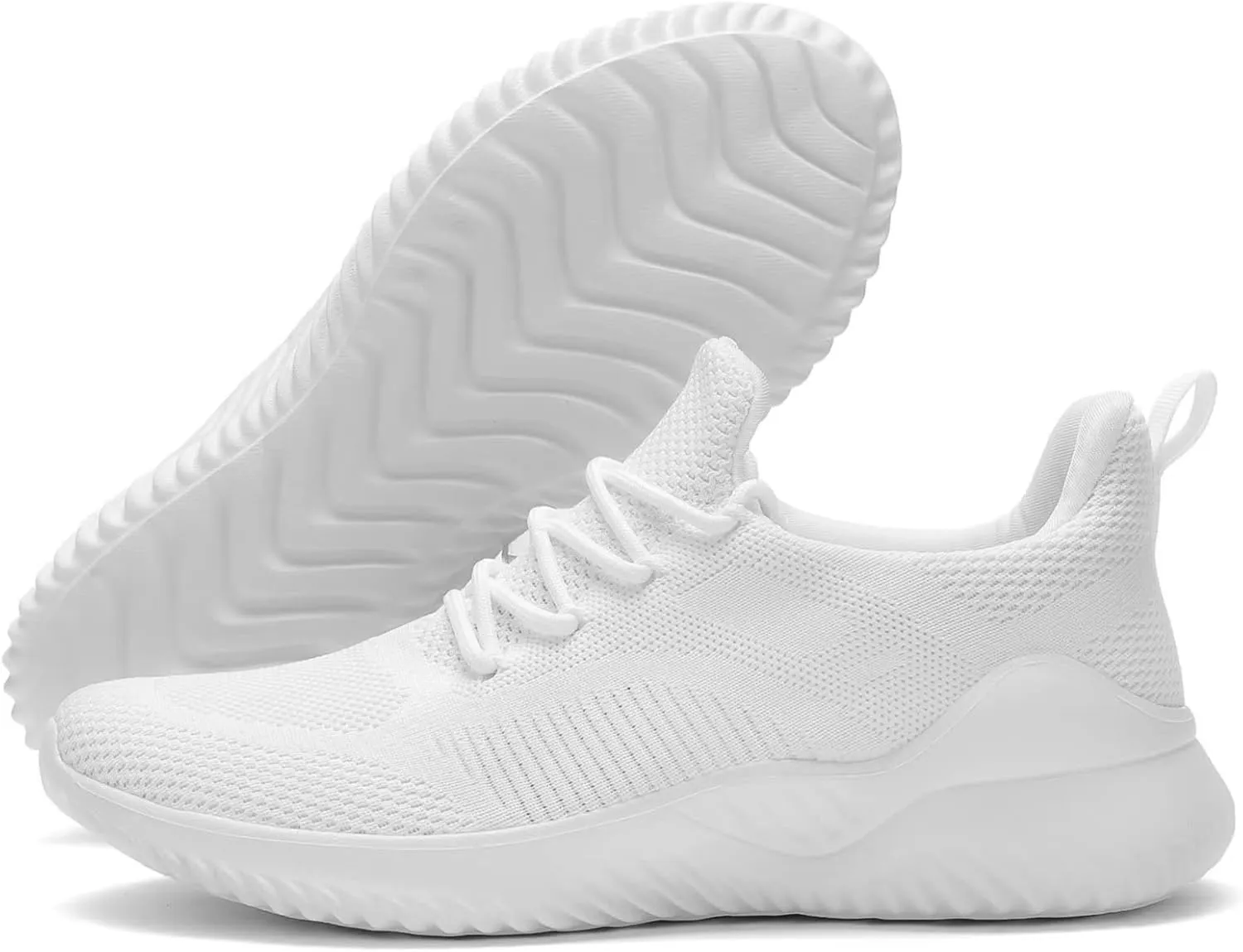 Mens Running Shoes Slip on Walking Tennis Sneakers Lightweight Breathable Mesh Workout Casual Sports Shoes Soft Sole