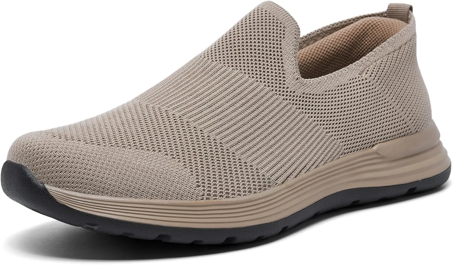 Men's Slip-On Loafers，Textile Materials，Comfort Flex Sole，Free and Convenient to wear Casual Walking Shoes