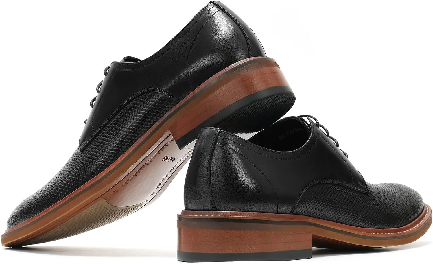 Men's Slip On Oxford Dress Shoes Embossing Design Classic Lace Up Formal Oxford Shoes Moda Italy Men's Prince Classic Modern Formal Oxford Wingtip Lace Up Dress Shoes for Business Wedding