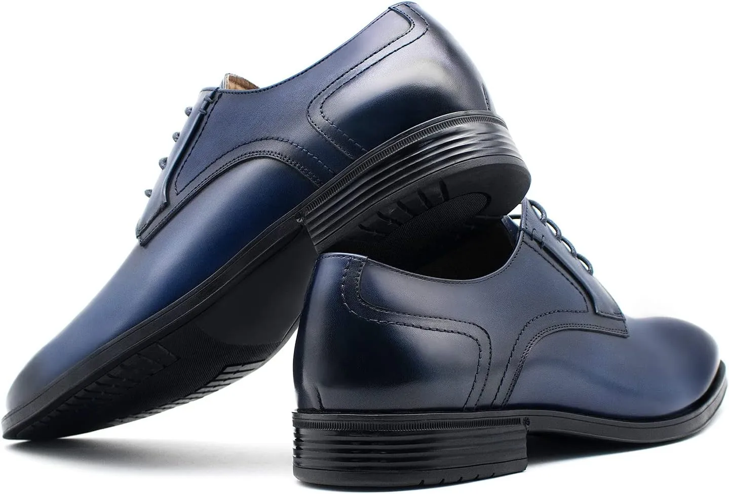 Men's Slip On Oxford Dress Shoes Embossing Design Classic Lace Up Formal Oxford Shoes Moda Italy Men's Prince Classic Modern Formal Oxford Wingtip Lace Up Dress Shoes for Business Wedding