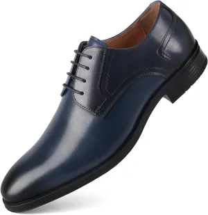 Men's Slip On Oxford Dress Shoes Embossing Design Classic Lace Up Formal Oxford Shoes Moda Italy Men's Prince Classic Modern Formal Oxford Wingtip Lace Up Dress Shoes for Business Wedding