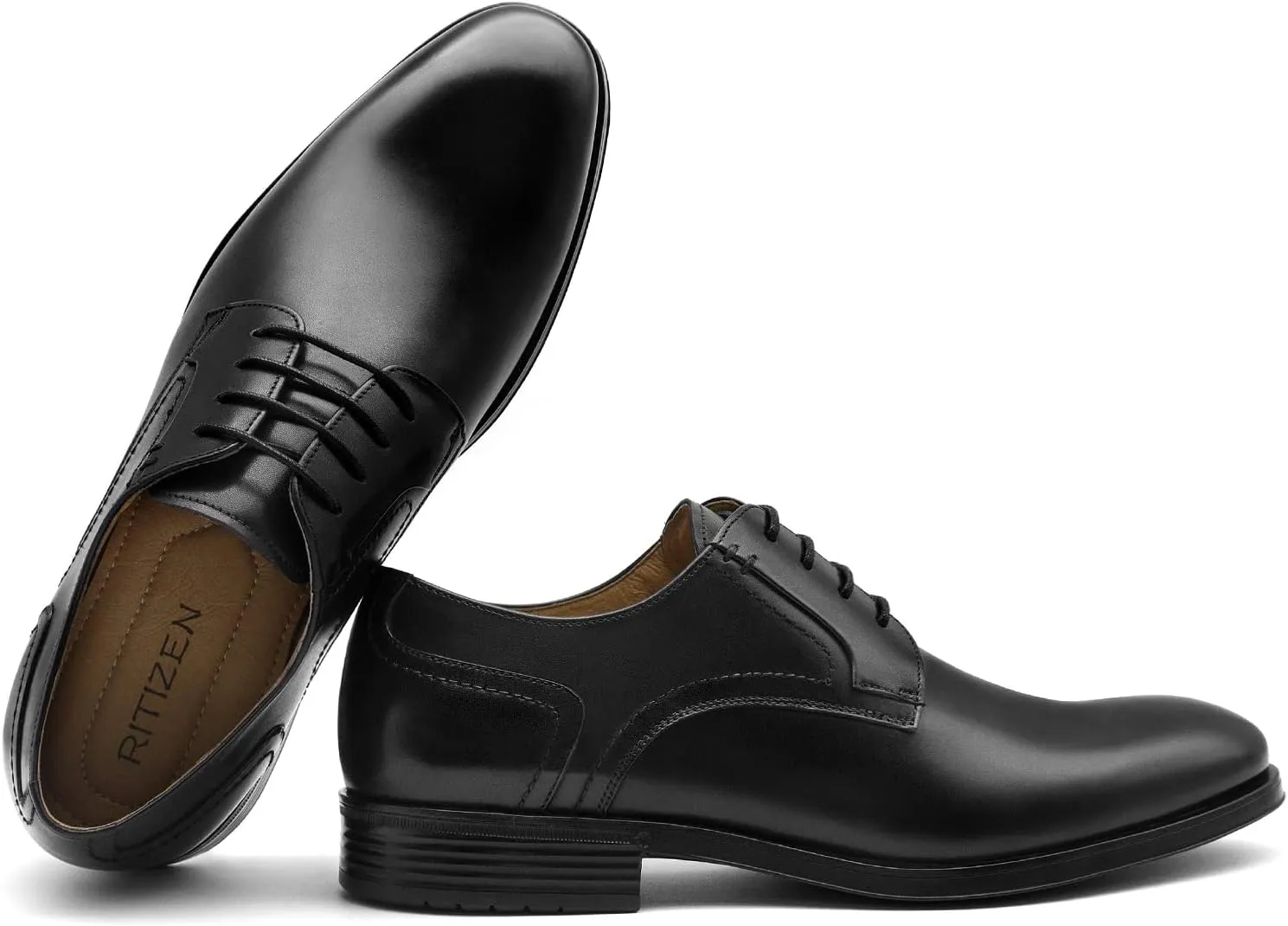 Men's Slip On Oxford Dress Shoes Embossing Design Classic Lace Up Formal Oxford Shoes Moda Italy Men's Prince Classic Modern Formal Oxford Wingtip Lace Up Dress Shoes for Business Wedding