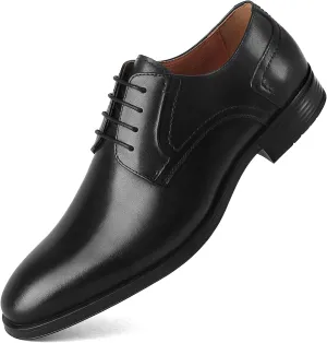 Men's Slip On Oxford Dress Shoes Embossing Design Classic Lace Up Formal Oxford Shoes Moda Italy Men's Prince Classic Modern Formal Oxford Wingtip Lace Up Dress Shoes for Business Wedding