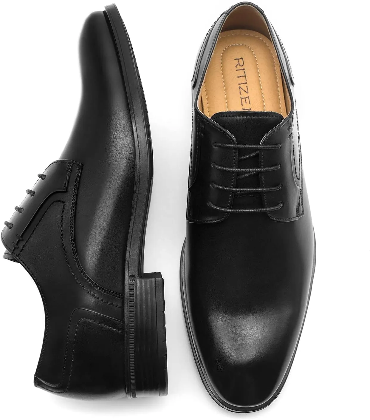 Men's Slip On Oxford Dress Shoes Embossing Design Classic Lace Up Formal Oxford Shoes Moda Italy Men's Prince Classic Modern Formal Oxford Wingtip Lace Up Dress Shoes for Business Wedding