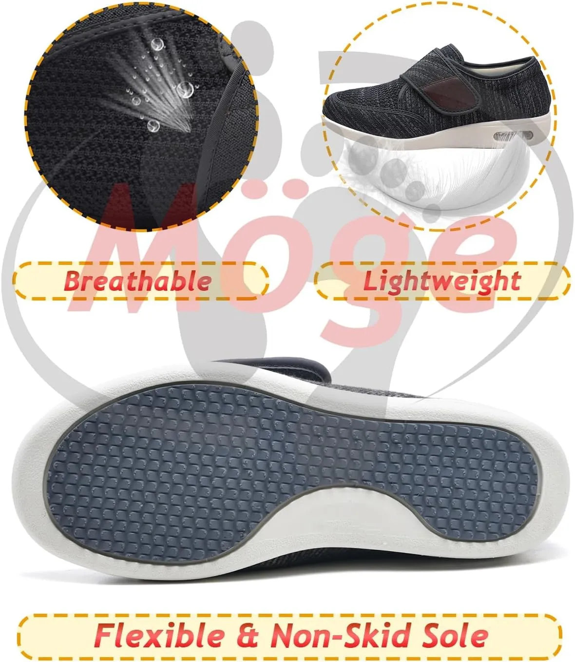 Men's Slip-On Trainers - Casual Fashion Walking Moccasins with Adjustable Closures for Comfort and Style