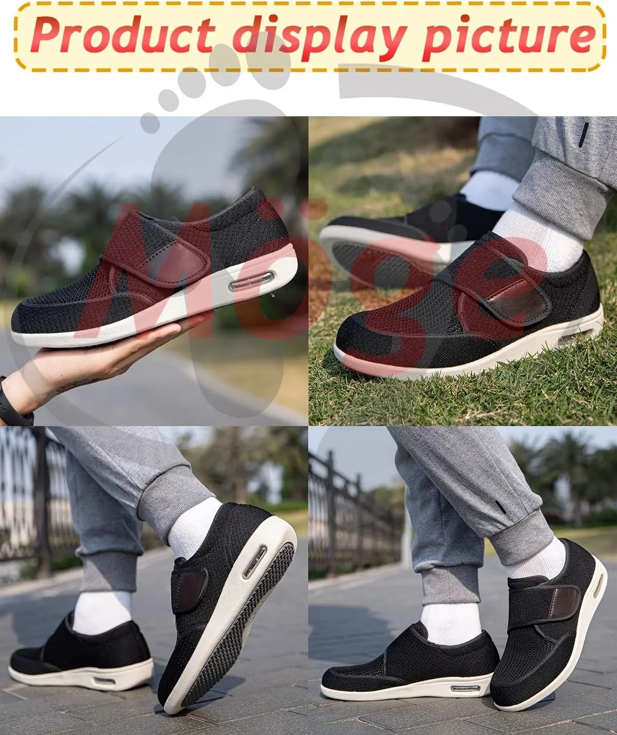 Men's Slip-On Trainers - Casual Fashion Walking Moccasins with Adjustable Closures for Comfort and Style