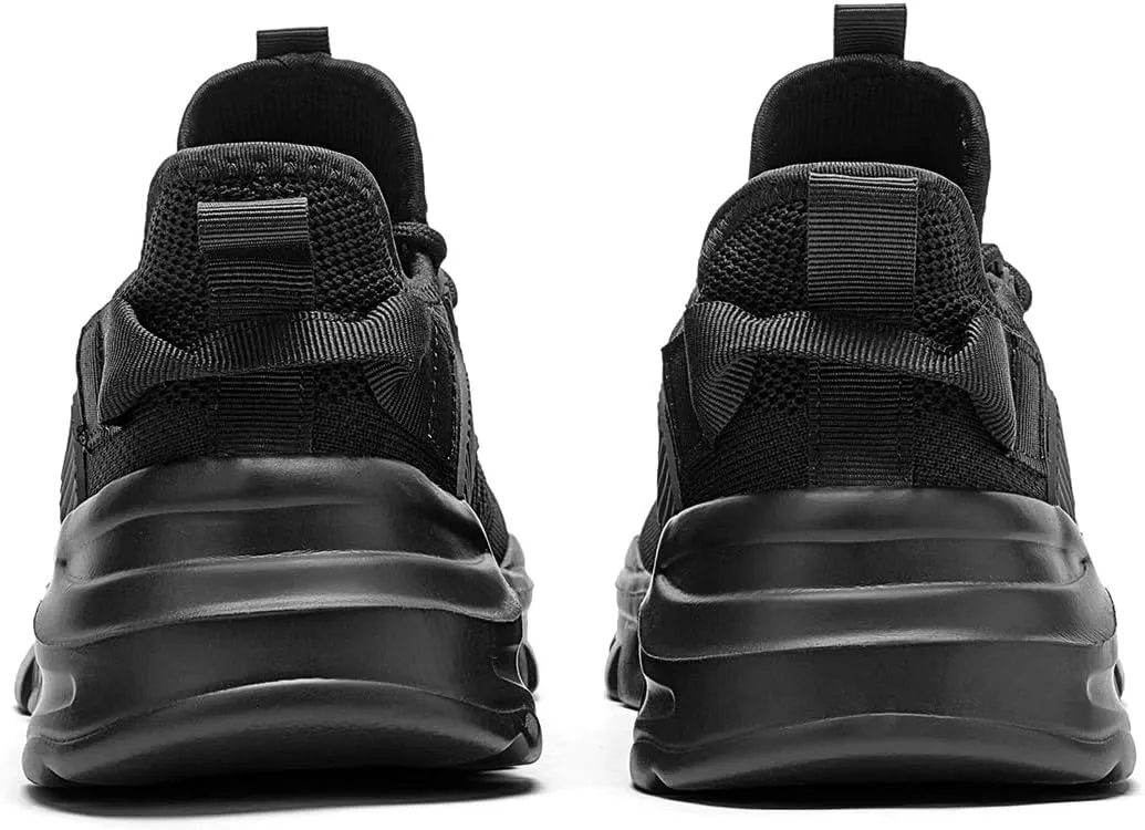 Men's Slip on Walking Shoes Tennis Running Sneakers Lightweight Breathable Casual Soft Sole Comfort Work Gym Trainers