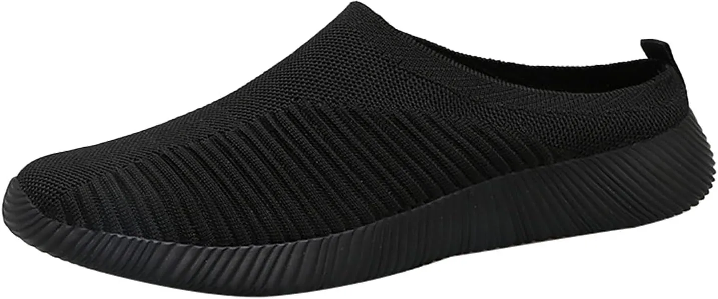 Mens Slippers with Arch Support Casual Mules Non Slip Work Shoes Women Casual Brown Casual Shoes Fashion Sneakers 2025 Slip On Tennis Shoe Trainers Shoe