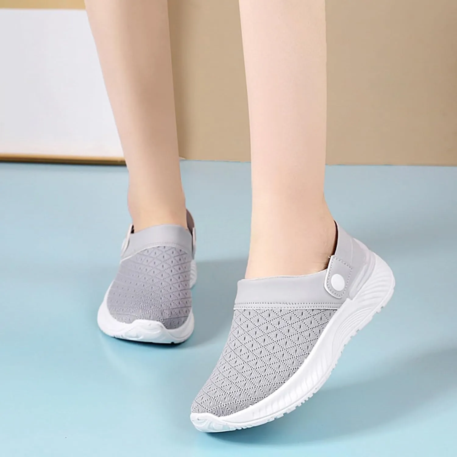 Mens Slippers with Arch Support Casual Mules Non Slip Work Shoes Women Casual Brown Casual Shoes Fashion Sneakers 2025 Slip On Tennis Shoe Trainers Shoe