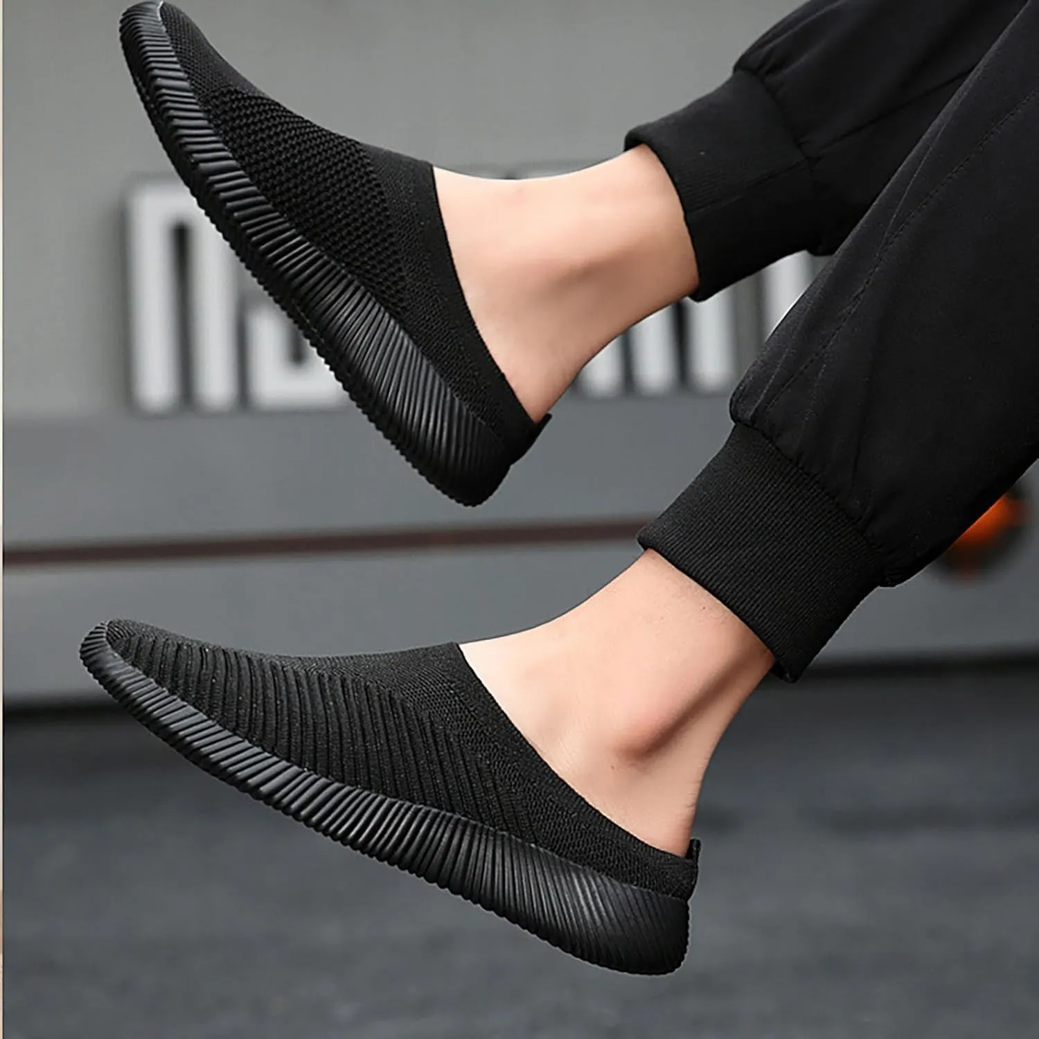 Mens Slippers with Arch Support Casual Mules Non Slip Work Shoes Women Casual Brown Casual Shoes Fashion Sneakers 2025 Slip On Tennis Shoe Trainers Shoe