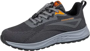 Men's Stretch Memory Foam Shoes Breathable Casual Comfortable Walking Sneaker Breathable Lace Up Shoes for Men