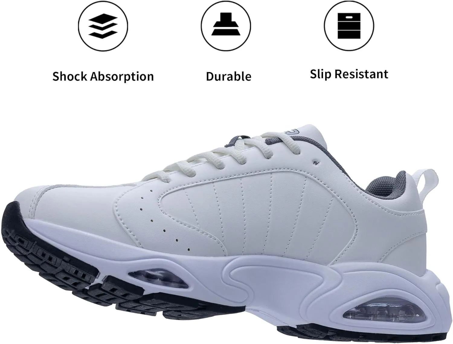 Mens Tennis Running Shoes Air Athletic Comfortable Walking Shoes Gym Jogging Workout Breathable Fashion Sneaker Size US 7-13