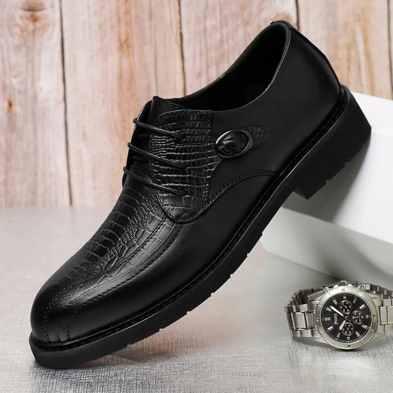 Men's Tuxedo Dress Shoes – Shiny Patent Leather Oxfords for Wedding & Formal