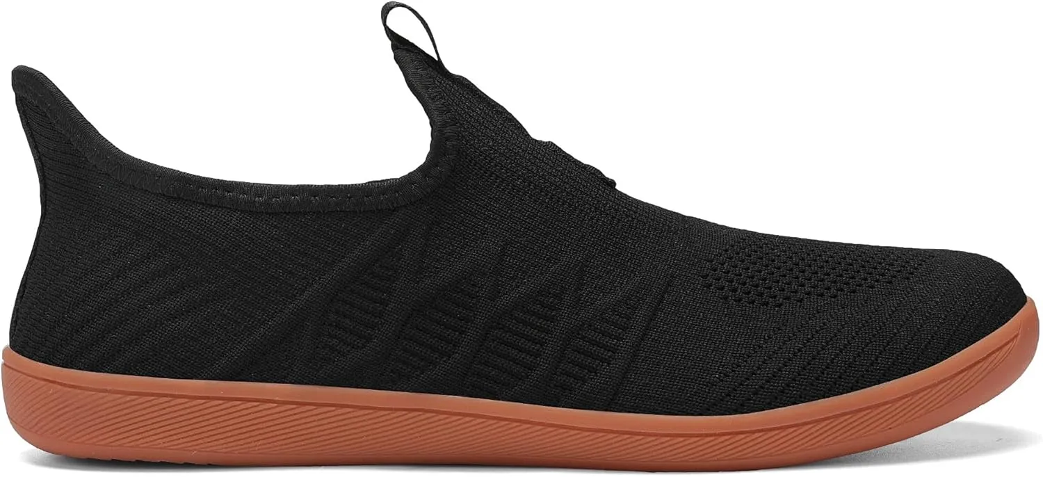Men's Wide Slip On Minimalist Barefoot Walking Shoes Cross-Trainer Sneaker Lightweight Breathable Trail Running