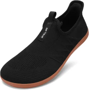 Men's Wide Slip On Minimalist Barefoot Walking Shoes Cross-Trainer Sneaker Lightweight Breathable Trail Running