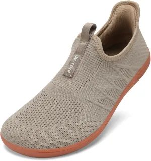 Men's Wide Slip On Minimalist Barefoot Walking Shoes Cross-Trainer Sneaker Lightweight Breathable Trail Running