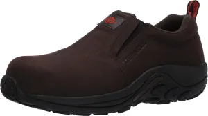 Merrell Men's Jungle Moc Leather Slip Resistant Construction Shoe
