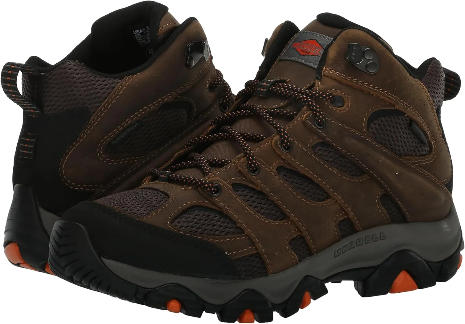 Merrell Men's Moab Vertex 2 Mid Waterproof Slip Resistant