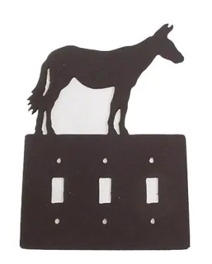 Metal Switchplate - Mule Triple