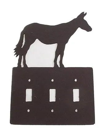 Metal Switchplate - Mule Triple