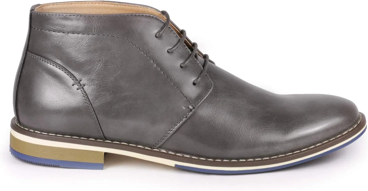 Metrocharm MC131 Men's Lace Up Casual Fashion Ankle Chukka Oxford Boot