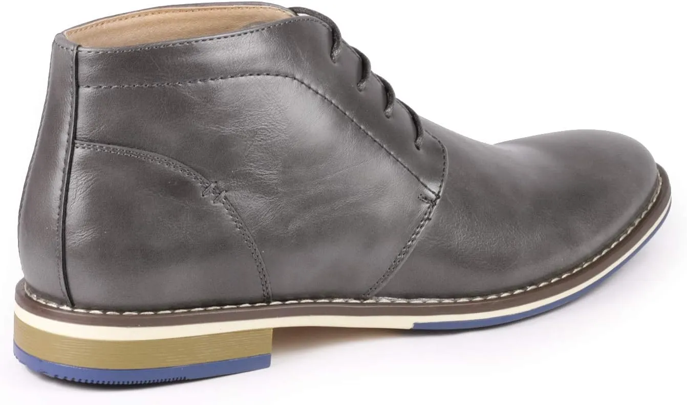 Metrocharm MC131 Men's Lace Up Casual Fashion Ankle Chukka Oxford Boot