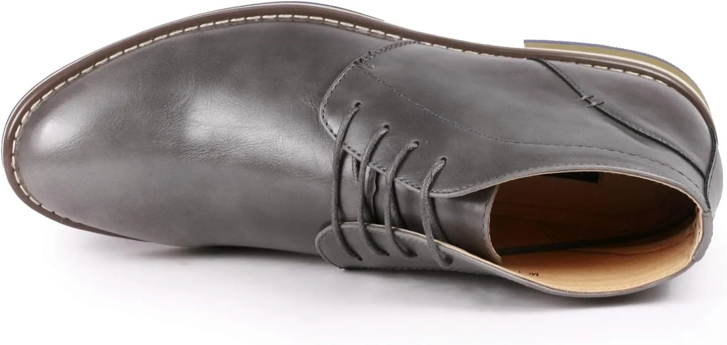 Metrocharm MC131 Men's Lace Up Casual Fashion Ankle Chukka Oxford Boot