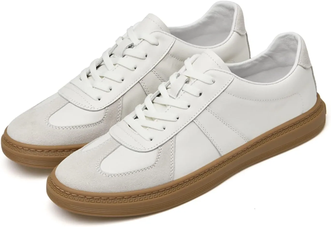 Minishion Mens Low Top Trainers Retro Block Fashion Sneakers
