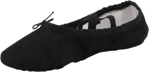 missfiona Women Canvas Ballet Slippers Dance Shoes Adult Practice Yoga Flat Belly Shoes