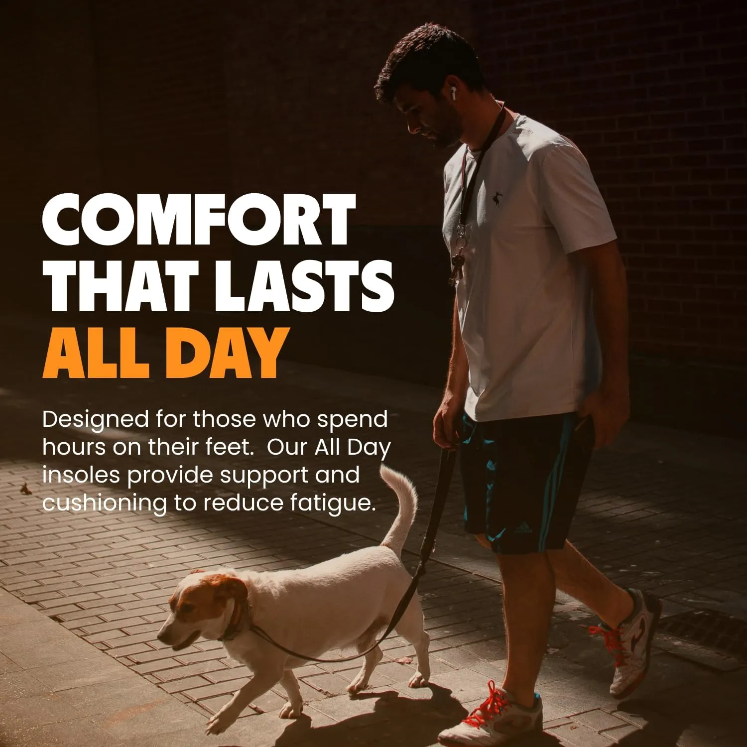 MOVE All Day Comfort Insole - Extra Plush Foam Insole for Stress Reduction on Feet, Knees, Back, Shock Absorbing, Walking, Foot Cushion, Comfort, Arch Support, and Work Boots (M12-12.5/WM13.5-14)