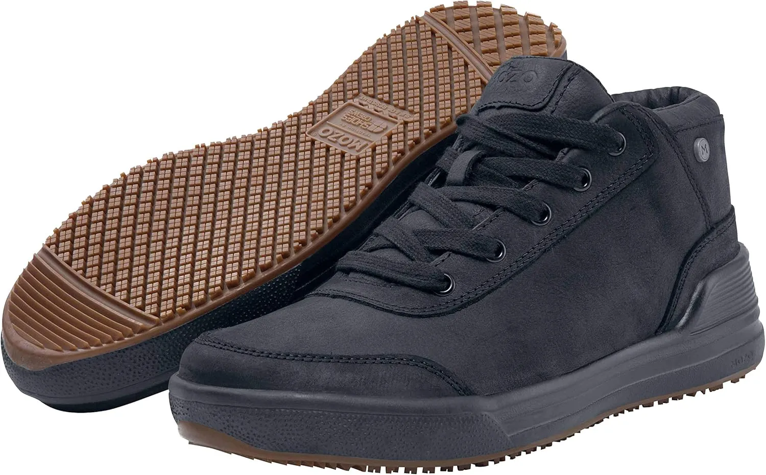 MOZO Men's Slip Resistant Chef Natural Shoes