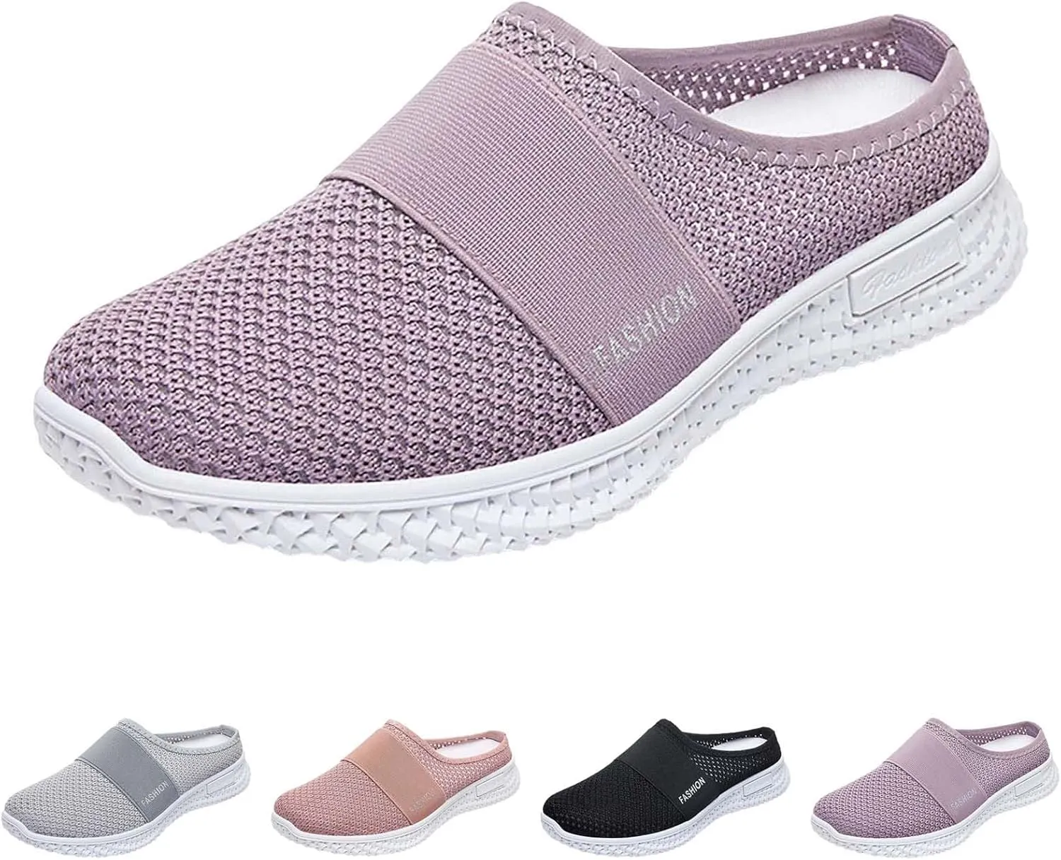Mules for Women 2025 Backless Walking Sneakers Running Shoes for Women Slip On Dress Casual Shoes Slip On Sneakers Brown Tennis Shoe Trainers Shoe