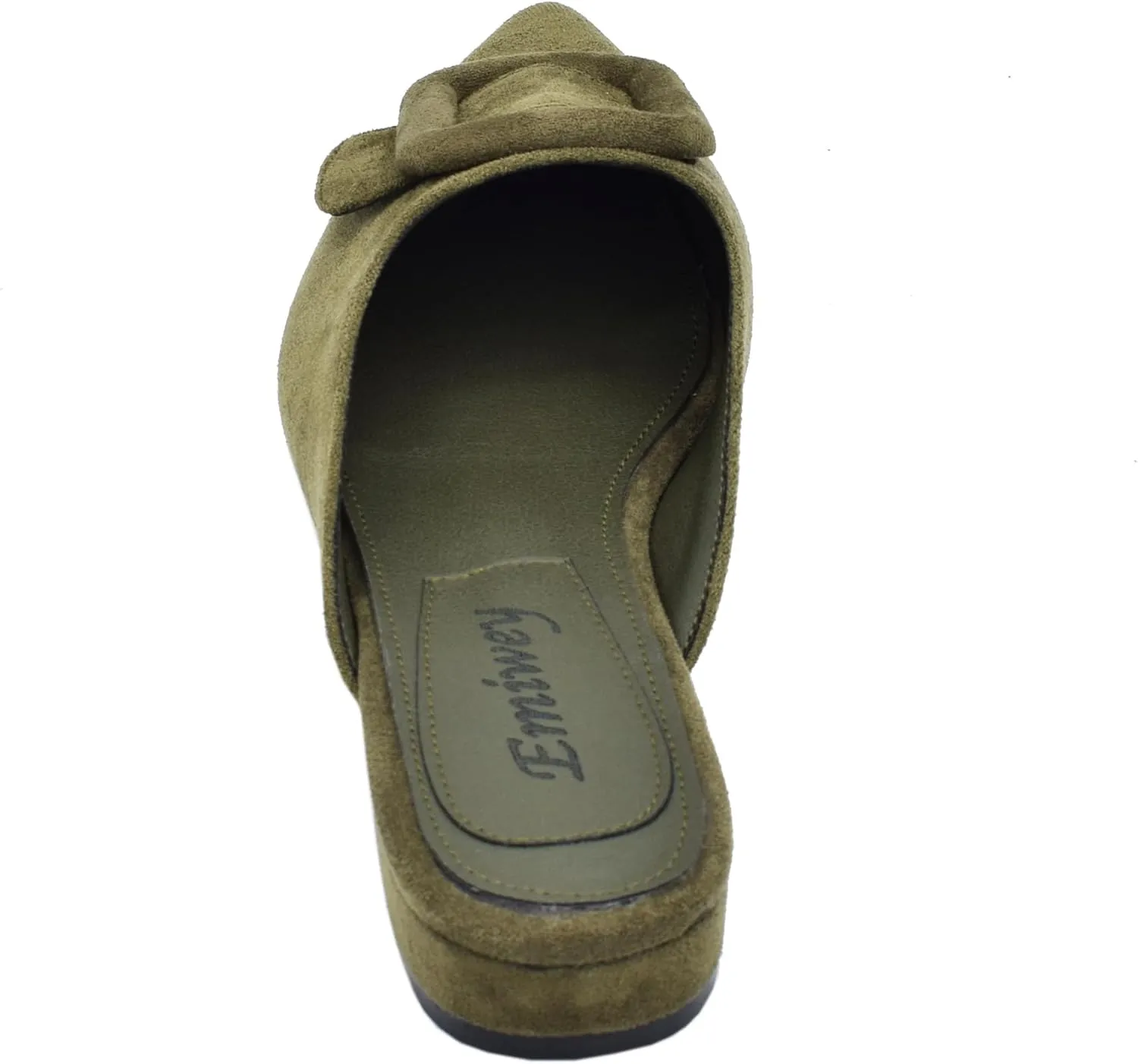 Mules for Women,Slingback Buckle Flat Mules Pointed Toe Slide Shoes