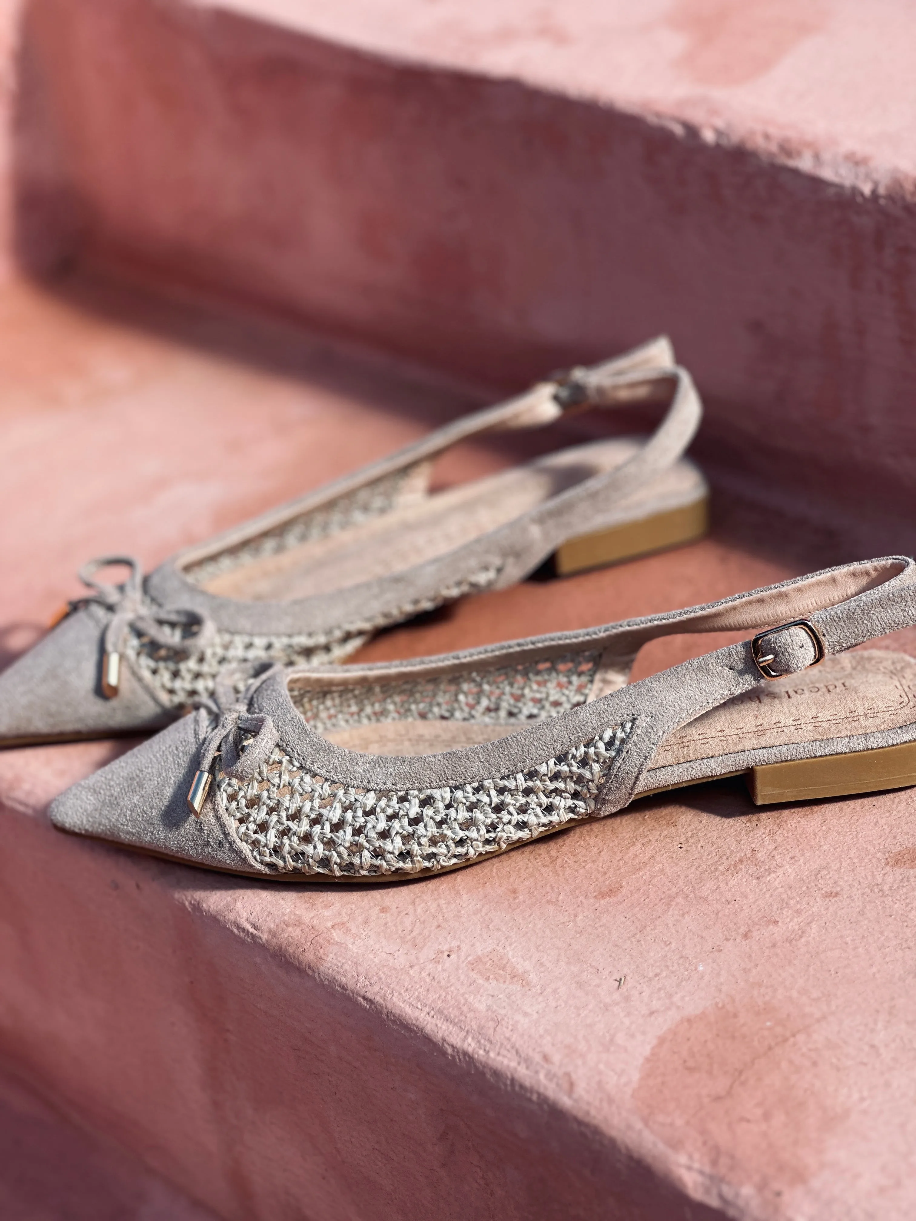 Mules taupe noeud /5200