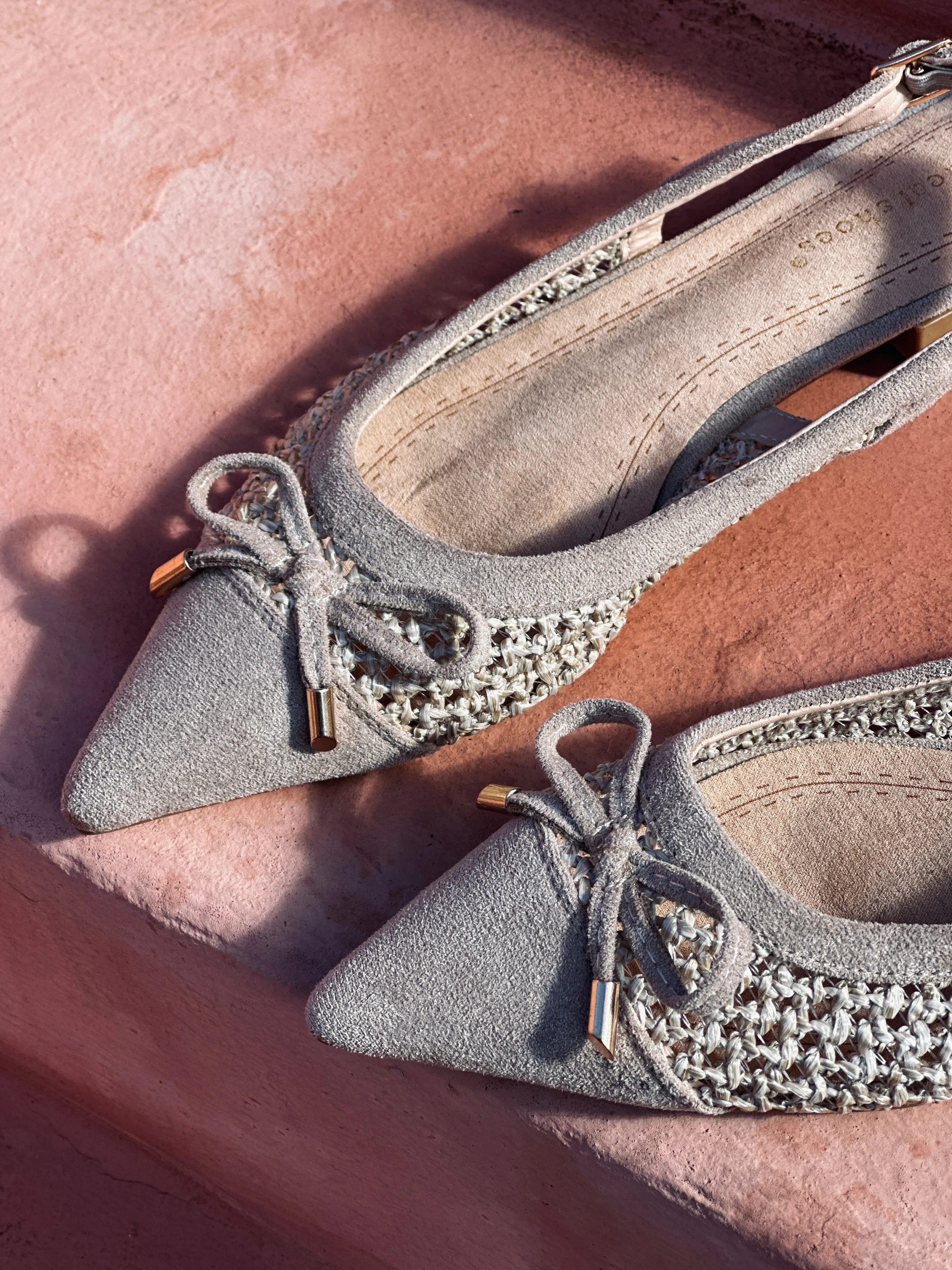 Mules taupe noeud /5200