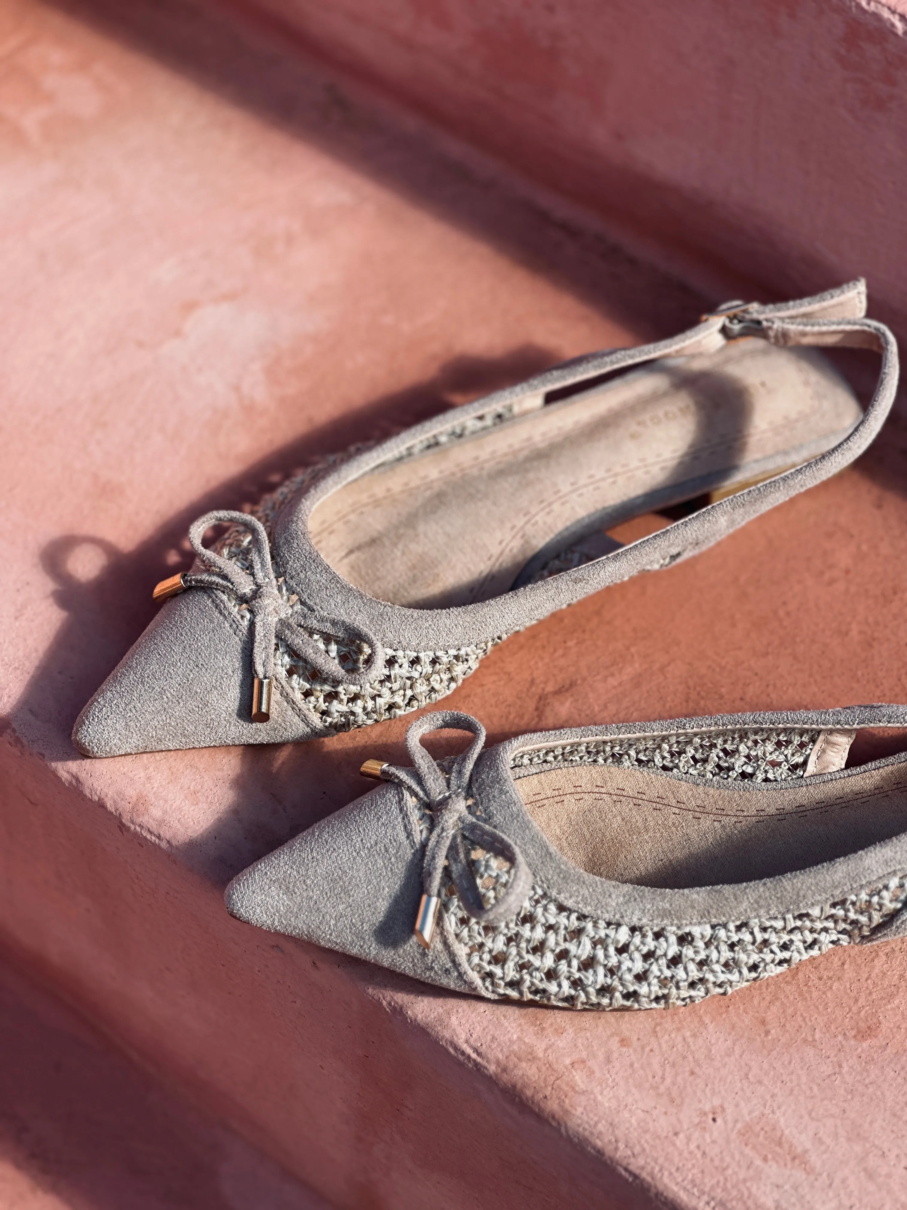 Mules taupe noeud /5200
