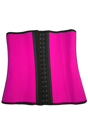 Natural Latex Waist Cincher 9 Steel Boned