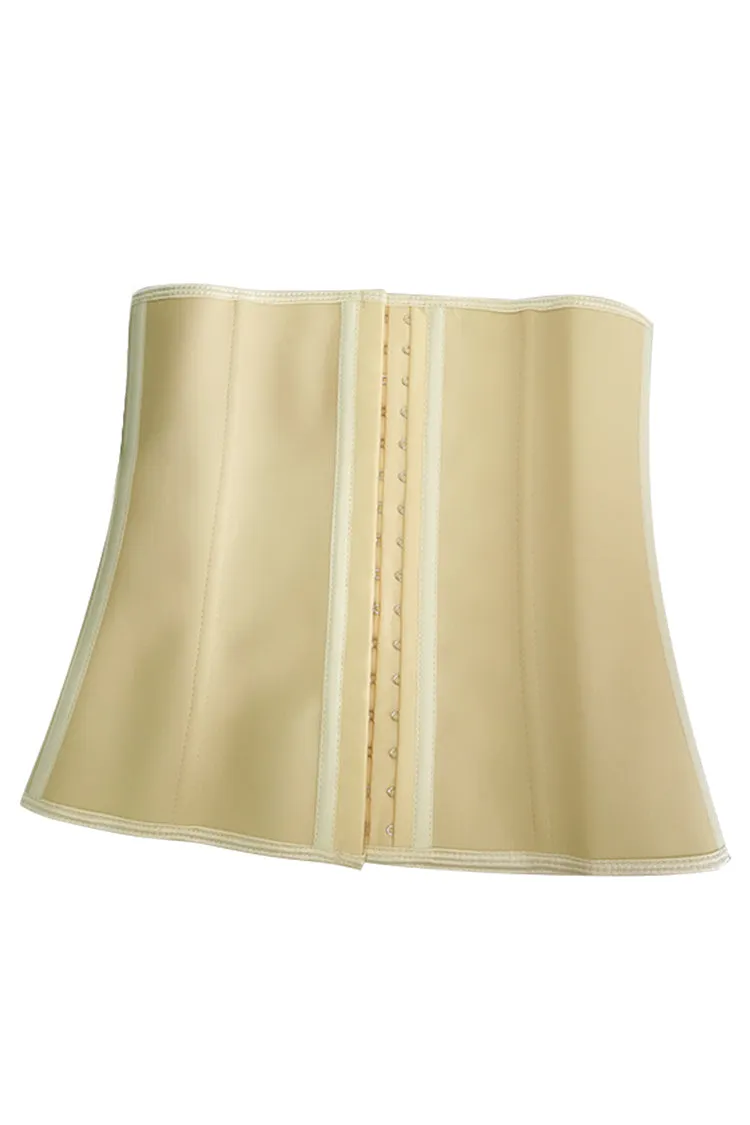 Natural Latex Waist Cincher 9 Steel Boned