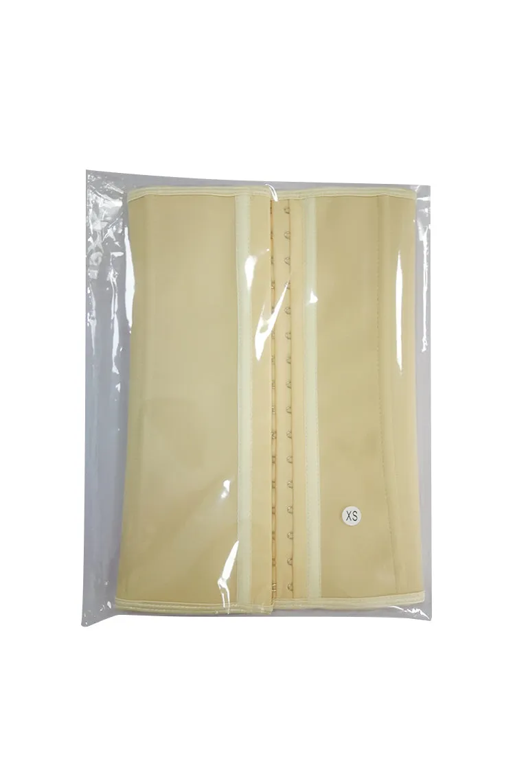 Natural Latex Waist Cincher 9 Steel Boned